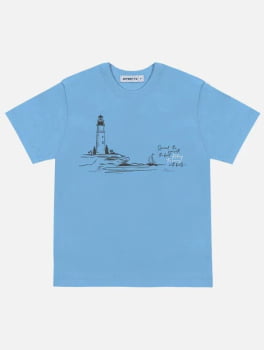 CONJUNTO INFANTIL DIVERTTO CAMISETA ESTAMPA FAROL E BERMUDA - 17768