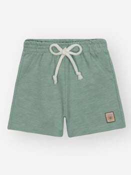 CONJUNTO INFANTIL DIVERTTO CAMISETA ESTAMPA SAFARI E BERMUDA EM MOLETOM - 16300