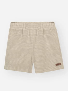 CONJUNTO INFANTIL DIVERTTO CAMISETA ESTAMPADA CAMISA  EM LINHO E BERMUDA EM TECIDO SUSTENTÁVEL - 16270 