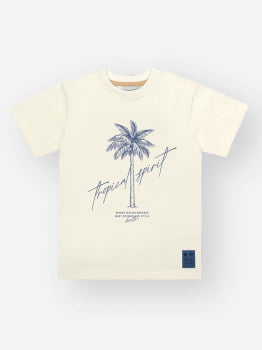 CONJUNTO INFANTIL DIVERTTO CAMISETA ESTAMPADA E BERMUDA EM MOLETINHO - 27138