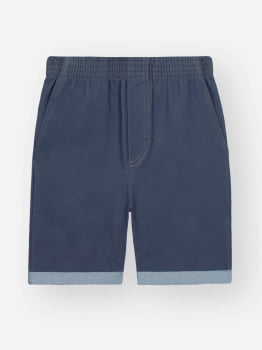 CONJUNTO INFANTIL DIVERTTO CAMISETA TEXTURIZADA E BERMUDA EM JEANS - 27147