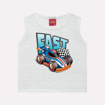CONJUNTO INFANTIL KYLY REGATA ESTAMPA  E BERMUDA ESTAMPA FAST - 1000945