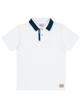 CONJUNTO INFANTIL MENINO DIVERTTO CAMISA POLO E BERMUDA EM SARJA - 17712