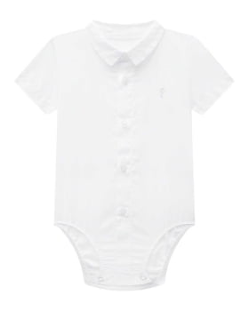 CONJUNTO INFANTIL MENINO ONDA MARINHA BODY POLO EM TRICOLINE LEVE E BERMUDA EM LINHO - 1243021