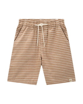 CONJUNTO INFANTIL ONDA MARINHA BATA EM MEIA MALHA E BERMDA EM SARJA ECO LINHO - 1254061