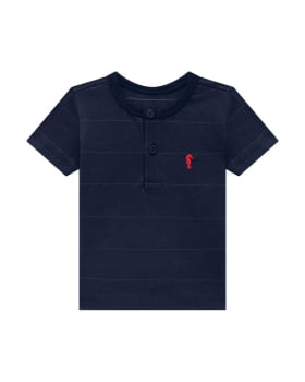 CONJUNTO INFANTIL ONDA MARINHA BATA EM MEIA MALHA LISTRAS PONTILHADA E BERMUDA EM MOLETOM - 1254025 CONJUNTO INFANTIL ONDA MARINHA BATA EM MEIA MALHA LISTRAS PONTILHADA E BERMUDA EM MOLETOM - 1254025