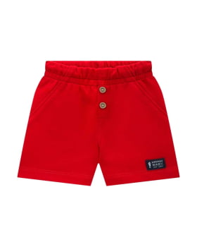 CONJUNTO INFANTIL ONDA MARINHA BATA EM MEIA MALHA LISTRAS PONTILHADA E BERMUDA EM MOLETOM - 1254025