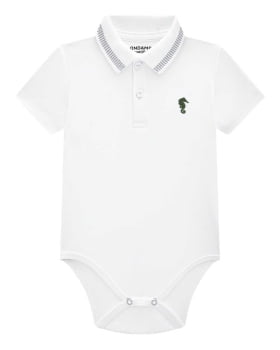 CONJUNTO INFANTIL ONDA MARINHA BODY BATA EM SUEDINE E BERMUDA EM SARJA ECO LINHO LISTRADO - 1243018