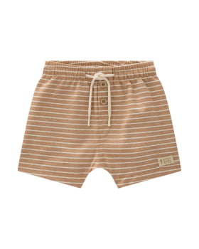 CONJUNTO INFANTIL ONDA MARINHA BODY POLO EM SUEDINE LEVE E BERMUDA EM SARJA ECO LINHO - 1254012