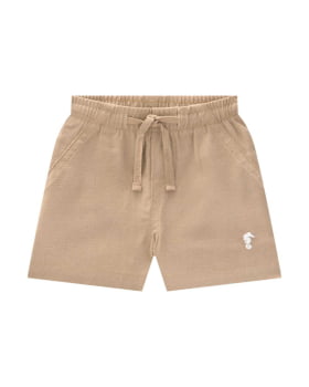 CONJUNTO INFANTIL ONDA MARINHA CAMISA EM LINHO LEVE E BERMUDA EM LINHO COM ELASTANO - 1254035