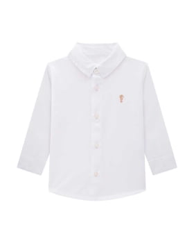 CONJUNTO INFANTIL ONDA MARINHA CAMISA EM TRICOLINE E CALÇA EM SARJA MOLETOM - 1251027