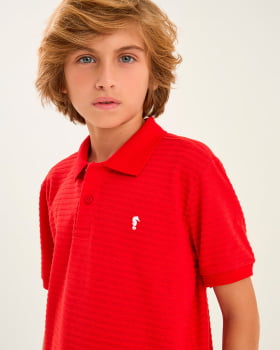 CONJUNTO INFANTIL ONDA MARINHA CAMISA POO EM MEIA MALHA E BERMUDA EM SARJA - 1254114 CONJUNTO INFANTIL ONDA MARINHA CAMISA POO EM MEIA MALHA E BERMUDA EM SARJA - 1254114