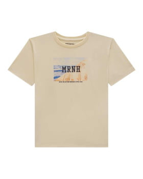 CONJUNTO INFANTIL ONDA MARINHA CAMISETA EM MEIA MALHA E BERMUDA EM MOLETINHO - 1243118