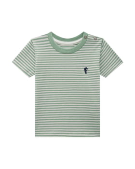 CONJUNTO INFANTIL ONDA MARINHA CAMISETA EM MEIA MALHA LISTRADA E BERMUDA EM SARJA - 1254019 CONJUNTO INFANTIL ONDA MARINHA CAMISETA EM MEIA MALHA LISTRADA E BERMUDA EM SARJA - 1254019