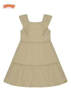 VESTIDO INFANTIL ALAKAZOO EM MALHA TEXTURIZADA - 65358