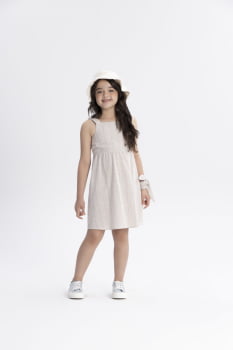 VESTIDO INFANTIL ALAKAZOO EM TECIDO - A5260