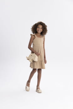 VESTIDO INFANTIL ALAKAZOO TEXTURIZADO - A5267