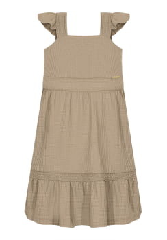 VESTIDO INFANTIL ALAKAZOO TEXTURIZADO - A5267
