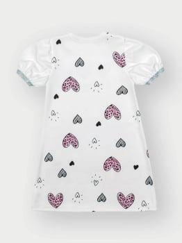 VESTIDO INFANTIL CINTI COM ESTAMPA DE CACHORRINHA - 12521