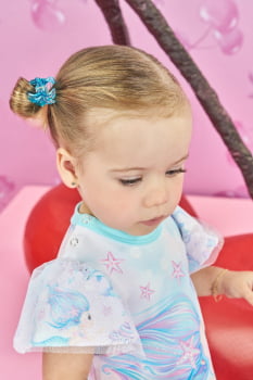 VESTIDO INFANTIL CINTI COM ESTAMPA DE FUNDO DO MAR - 10405