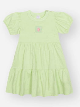 VESTIDO INFANTIL CINTI EM MEIA MALHA VERDE - 10460 VESTIDO INFANTIL CINTI EM MEIA MALHA VERDE - 10460