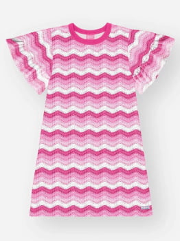 VESTIDO INFANTIL CINTI EM NEW STRECH ESTAMPADO - 12670