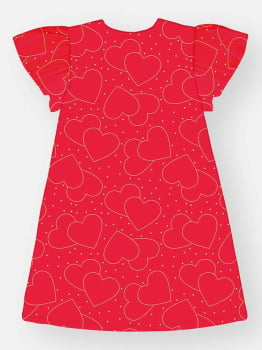 VESTIDO INFANTIL CINTI EM SUPLEX POWER ESTAMPADO - 12678