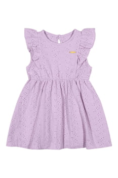 VESTIDO INFANTIL COLORITTÁ EM MALHA LAISE LILÁS - 71114