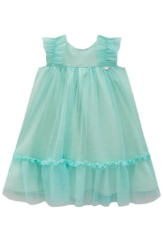 VESTIDO INFANTIL INFANTI EM TULE COM STRASS - 83639
