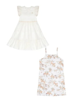 VESTIDO INFANTIL KIKI ESTAMPADO COM SOBREPOSIÇÃO - 3150014