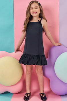 VESTIDO INFANTIL KUKIÊ BALONÊ EM FLY - 85672 VESTIDO INFANTIL KUKIÊ BALONÊ EM FLY - 85672
