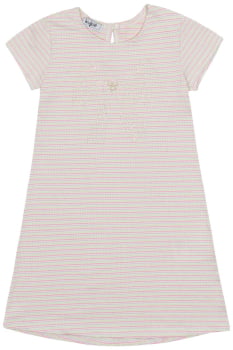 VESTIDO INFANTIL KUKIÊ EM COTTON TRABALHADO - 87346