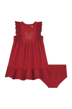 VESTIDO INFANTIL KUKIÊ EM TECIDO CREPE ACOMPANHA CALCINHA - 87572 VESTIDO INFANTIL KUKIÊ EM TECIDO CREPE ACOMPANHA CALCINHA - 87572