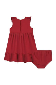 VESTIDO INFANTIL KUKIÊ EM TECIDO CREPE ACOMPANHA CALCINHA - 87572 VESTIDO INFANTIL KUKIÊ EM TECIDO CREPE ACOMPANHA CALCINHA - 87572
