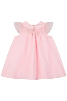 VESTIDO INFANTIL KUKIÊ EM TULE COM ELASTANO E STRASS - 84280