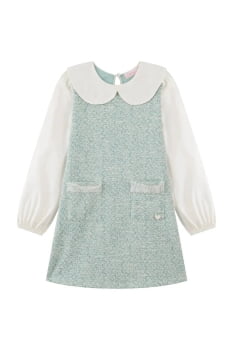 VESTIDO INFANTIL KUKIÊ EM TWEED COMFY - 92082