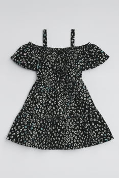 VESTIDO INFANTIL KUKIÊ EM VISCOSE - 93963