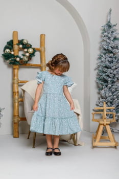 VESTIDO INFANTIL MARIAS COM ESTAMPA DE FLORES - 823554