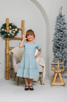 VESTIDO INFANTIL MARIAS COM ESTAMPA DE FLORES - 823554