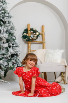 VESTIDO INFANTIL MARIAS COM ESTAMPA DE FLORES - 823554