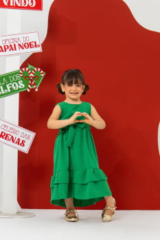 VESTIDO INFANTIL MARIAS EM TECIDO CREPE - 202512