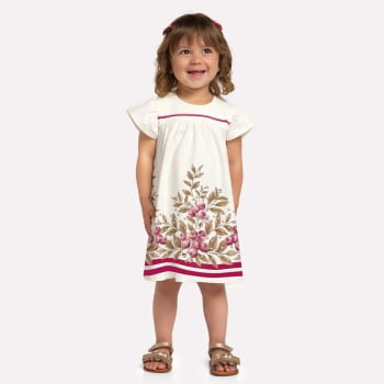 VESTIDO INFANTIL MILON ESTAMPA MIRTILOS - 2000942