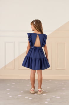 VESTIDO INFANTIL MON SUCRÉ COM BORDADO - 51133125462