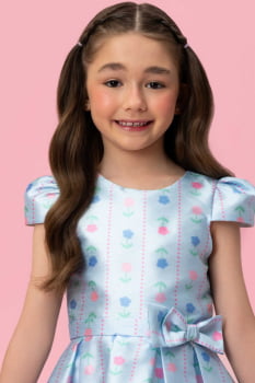 VESTIDO INFANTIL MON SUCRÉ COM ESTAMPA FLORAL - 51133128424