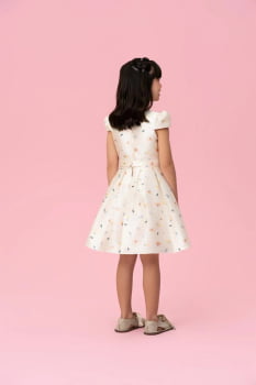 VESTIDO INFANTIL MON SUCRÉ EM SHANTUNG ESTAMPADO - 51133128422