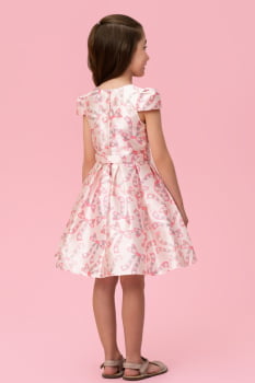 VESTIDO INFANTIL MON SUCRÉ ESTAMPA LAÇOS E FLORES - 51133128268