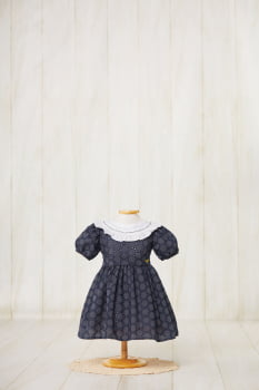 VESTIDO INFANTIL SERENA BABY EM BORDERY AZUL - 1271330