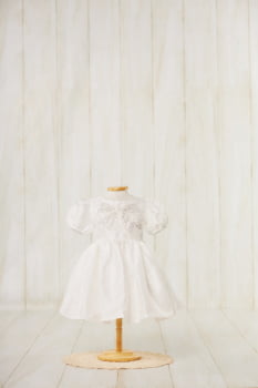 VESTIDO INFANTIL SERENA BABY EM ORGANZA COM LANTEJOULAS E BORDADO - 1325330