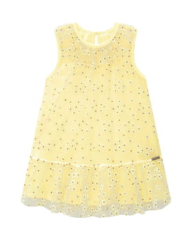 VESTIDO INFANTIL SOMNII EM TULE COM FLORZINHA - 3254009 VESTIDO INFANTIL SOMNII EM TULE COM FLORZINHA - 3254009