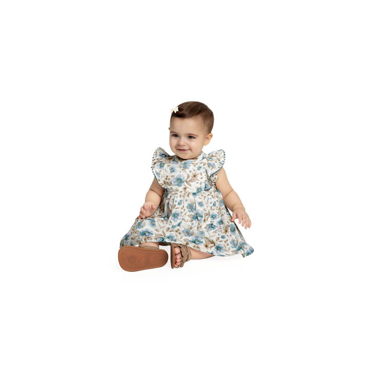 VESTIDO INFANTIL MILON COM ESTAMPA FLORAL - 2000509